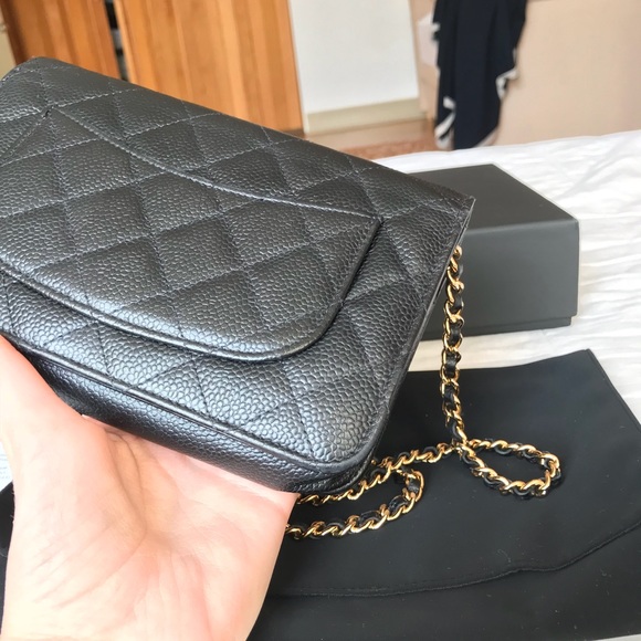 ❌SOLD❌ Chanel Caviar Wallet on Chain with GHW - Picture 3 of 8